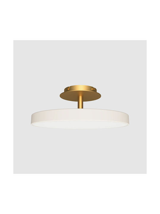 Umage Asteria Κλασική Πλαστική Πλαφονιέρα Οροφής με Ενσωματωμένο LED σε Λευκό χρώμα 43cm - second view